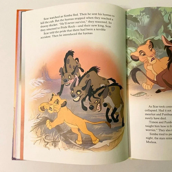 Vintage 1994 The Lion King A Big Golden Book by Justine Korman - Picture 14 of 15
